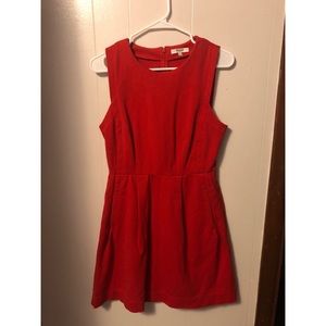 MADEWELL Sleeveless Easter Red Dress size 6 medium